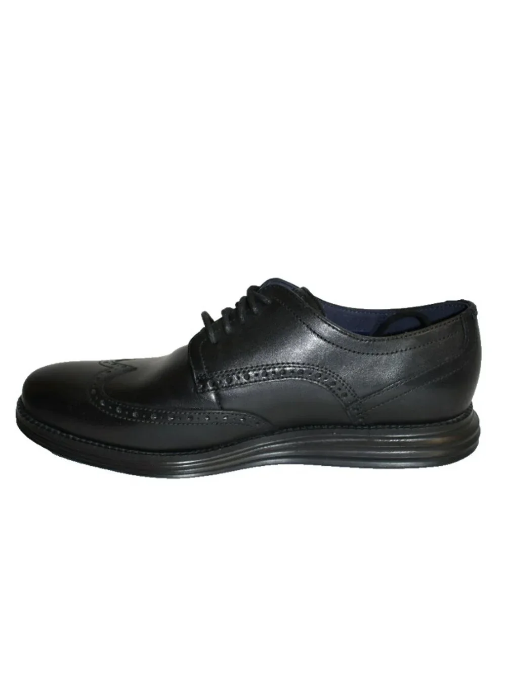 New! Cole Haan ØriginalGrand ShortWing Oxford Black Lace Up 8.5 M Leather DD40